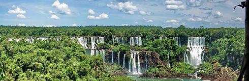 Foz do Iguacu Wasserfall Panoramabild