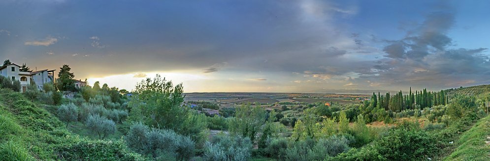 Umbrien Landschaft Panorama