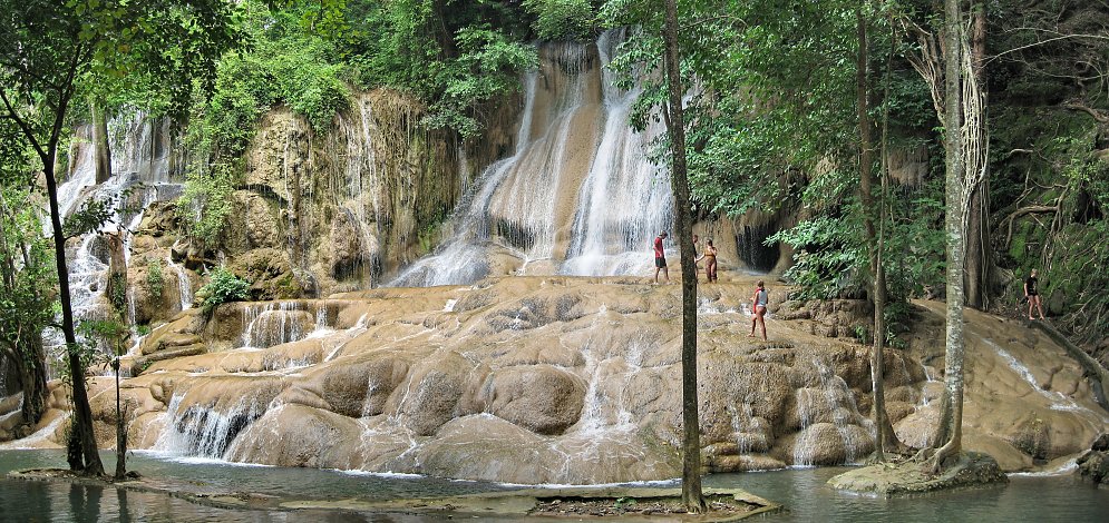 Wasserfall Thailand Panorama