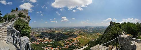 Ausblick San Marino Panoramabild
