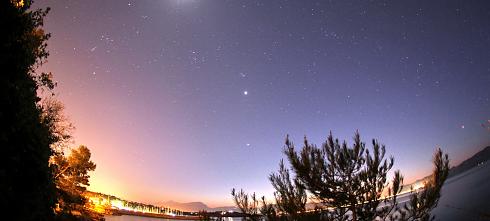 Nachthimmel Panoramabild