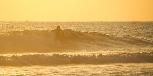 Ozean Surfer Playa Hermosa Panoramabild