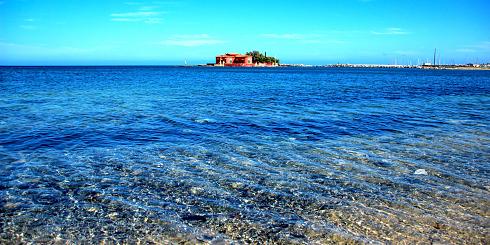 Sizilien Meer Panoramabild