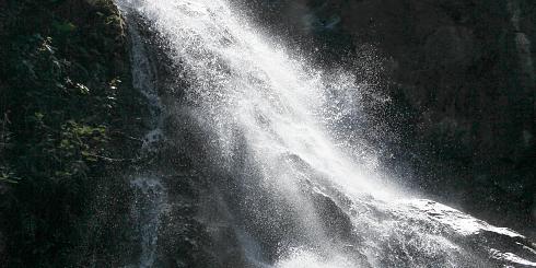 Wasser Wasserfall Panoramabild