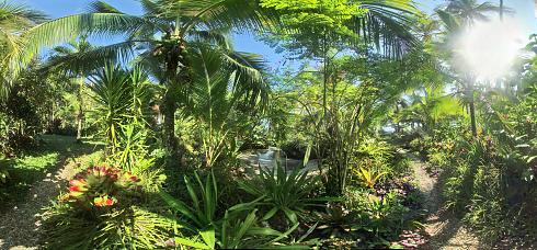 Garten Panoramabild
