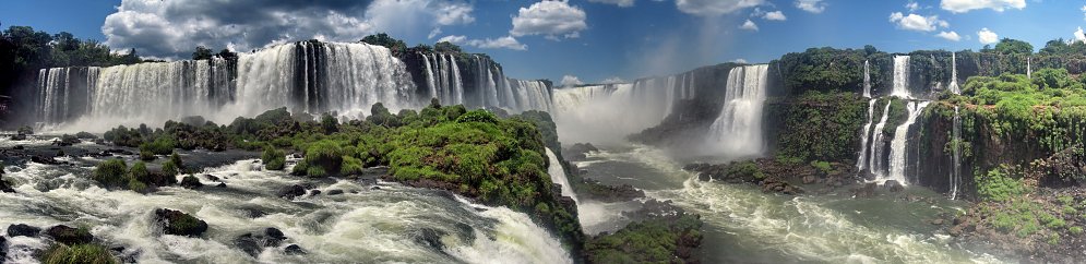 Iguacu Wasserfaelle Panorama