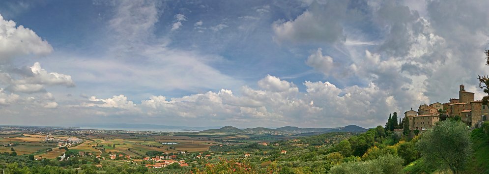 Landschaft Toscana Panorama